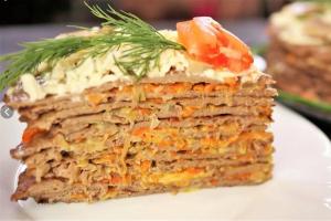 Печеночный торт